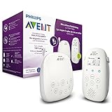 Philips Avent Audio-Babyphone SCD713/26, DECT-Technologie, Eco-Mode, 18 Std. Laufzeit, Geg...