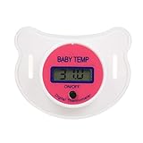 zroven Baby Schnuller Thermometer Tragbare LCD Digital mit Schutzhülle Schutz Gesundheits...