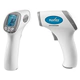 Nuvita 2091C Digitales Stirn Fieberthermometer Baby | Fieber Alarm mit Signaltönen & 3 Fa...