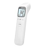 LIGHTOP Fieberthermometer Medizinischer Infrarot Digital Thermometer Stirnthermometer Ohrt...