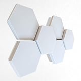6 Basotect ® G+ Schallabsorber 3D-Set Hexagon Akustik Elemente