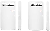 easymaxx 02481 Security Alarmanlage für Türen und Fenster, Magnetsensor-Technik, 110db, ...