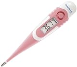 Geratherm Digitales Fieberthermometer mit flexibler Spitze Baby flex GT-3020, rosa