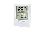 Bresser Thermometer Hygrometer Temeo Hygro Indicator zum Aufstellen oder zur Wandmontage m...