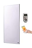 Könighaus Infrarot Heizung 1000 Watt mit Smart Home Thermostat inkl. App (IOS/Android) - ...