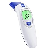 LIGHTOP Ohrthermometer Fieberthermometer 3 in 1 Thermometer Digitale Medizinische Fieber A...