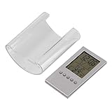 ABS Multifunktions Schreibtisch Stifthalter Universal LCD Display Wecker Thermometer Kalen...