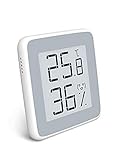 Homidy Hygrometer Digital Thermometer Innen,E-Ink HD display Digital Thermo-Hygrometer inn...