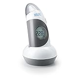 NUK 10256345 Baby Thermometer 2in1, weiß/grau