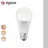 OSRAM Smart+ LED, ZigBee Lampe mit E27 Sockel, warmweiß bis tageslicht, Farbwechsel RGB, ...