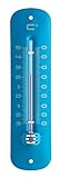 TFA Dostmann 12.2051.06 Innen-Aussen-Thermometer, wetterfest, blau