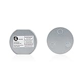Smartwares RMAG60 Magnetbefestigungsset für Rauchmelder, 6cm Durchmesser, Silber, 6 cm