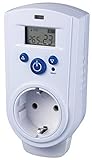 Digitales Steckdosen-Thermostat 230V für Infrarot-Heizung Klimageräte Ventilatoren Terra...