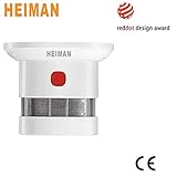 HEIMAN 10-Jahres mini Design Rauchwarnmelder/Smoke Sensor/Rauchmelder/Feuermelder/Brandmel...