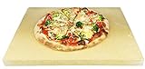 Bearbeitete Pizzaplatte 40 x 30 x 4 cm Backofenplatte Brotbackplatte Pizzastein Flammkuche...