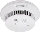 Homematic IP Smart Home Rauchwarnmelder mit Q-Label, intelligenter Alarm lokal und per App...
