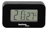 TECHNOLINE WS 7006 - mini Autothermometer zum Messen der Temperatur im Innenraum, schwarz,...
