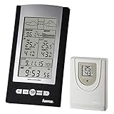 Hama Funk-Wetterstation mit Außen-Sensor (Thermometer, Hygrometer, Barometer, Außensenso...