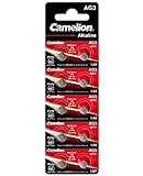 Camelion Alkaline Knopfzelle 1.5V (AG3, LR41, LR736, 392, 10er-Pack, Blister)