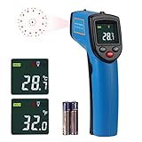 CAMWAY Digital Laser Infrarot Thermometer, '-58℉~ 752℉(-50℃ ~ 400℃), Temperaturpis...