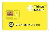 SIM-Karte für GPS TRACKER - Things Mobile - mit weltweiter Netzabdeckung und Mehrfachanbi...