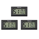 Thlevel 3X Mini LCD Digital Thermometer Temperatur Luftfeuchtigkeit Tester Hygrometer für...