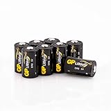 GP Batterien CR2 Lithium Pro 3V Schwarz-Gold (8 Stück) 3 Volt (3V) für Digitalkameras, C...