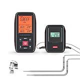 Inkbird IRF-2SA Funk Thermometer mit 2 Temperaturfühlern für Smoker Kochen BBQ Ofen Gril...
