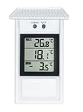 TFA Dostmann Digitales Maxima-Minima-Thermometer, wetterfest, für innen oder außen geeig...