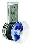 Trixie 76115 Digital-Thermo-/Hygrometer, mit Saugnapf, 3 × 6 cm