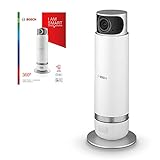 Bosch Smart Home Überwachungskamera (360° drehbar, kompatibel mit Alexa, für den Innenb...