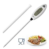 MYCARBON Grillthermometer Digital Wasserabweisend 5S Ablesbar 50°C- 300°C Bratenthermome...