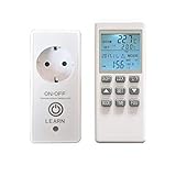 VIESTA TH15 Funk Thermostat + Timer-Fernbedienung für Infrarotheizung, Elektroheizung und...