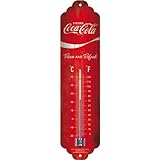 Nostalgic-Art 80310 Coca-Cola - Logo Red Wave, Thermometer
