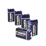 Varta High Energy 4922 Batterie High Energy 9V Block Batterien (geeignet für energieinten...