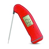 ETI SuperFast Thermapen 4 - Professionelles Thermometer mit 360°-Rotations-Display rot