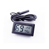 XLKJ Digital LCD Embedded Thermometer Hygrometer,für Reptil Inkubator Aquarium Geflügel ...