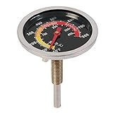 Sdkmah9 60 mm 50-400 ℃ Barbecue Außengrill BBQ Smoker Grill Edelstahl Thermometer Tempe...