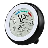 Solocil Digitales Thermo Hygrometer Thermometer, Digitales Monitor Temperatur und Luftfeuc...
