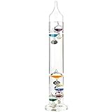 PEARL Galilei Thermometer: Maxi Galileo-Thermometer Deluxe (Goethe Thermometer)