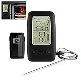 HELEVIA Digitales Fleischthermometer -Thermometer Bratenthermometer Ofenthermometer mit La...