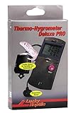 Lucky Reptile LTH-34 Thermometer und Hygrometer Deluxe Pro, elektronisch mit Fernfühlern