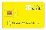 DATEN-SIM-Karte ohne VERFALLSDATUM und ohne FIXKOSTEN für IOT und M2M - Things Mobile - m...
