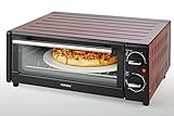 Korona 57000 Pizzaofen - 1300 Watt Mini Ofen für Pizza bis zu 30cm Durchmesser - Inklusiv...