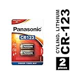 Panasonic CR-123 AL Photo Batterie (Lithium Power, Knopfzelle, 2er Pack)