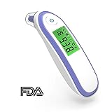 Baby-Stirn-Thermometer mit Ohr-Funktion, Digital Medical Infrarot Körper Temporal Thermom...