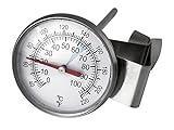 scarlet espresso | Milchthermometer »Professionale« Edelstahl-Thermometer zur Temperatur...