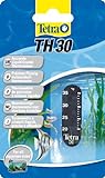 Tetra TH 30 Aquarienthermometer, präzises Flüssigkeitsthermometer zur Befestigung außen...