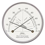 Raum-Klimamesser synthetic mit Thermometer im Edelstahlgehäuse, Artikel 142.01, Made in G...