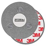 mumbi Rauchmelder Magnethalter, Selbstklebende Magnethalterung für Rauchmelder Ø 70mm (1...
